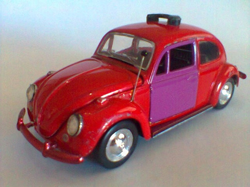 Miniatura Vw Fusca Beetle Velho Abandonado Diorama Custom