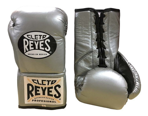 Guantes Cleto Reyes Plateados Safetec 8 Oz