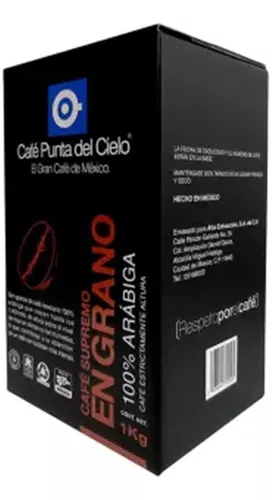 Café En Grano Punta Del Cielo Tostado 1kg Cosecha Premium