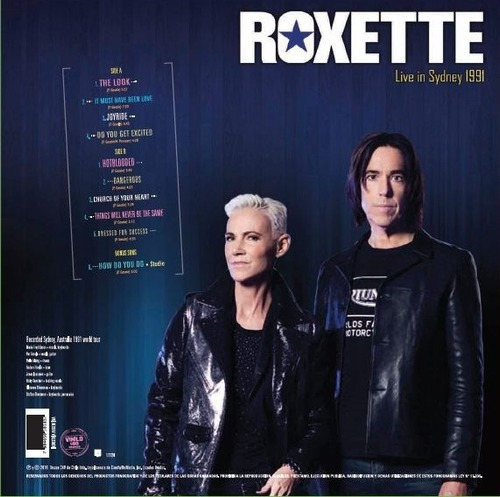 Roxette - Live In Sidney 1991 - Vinilo