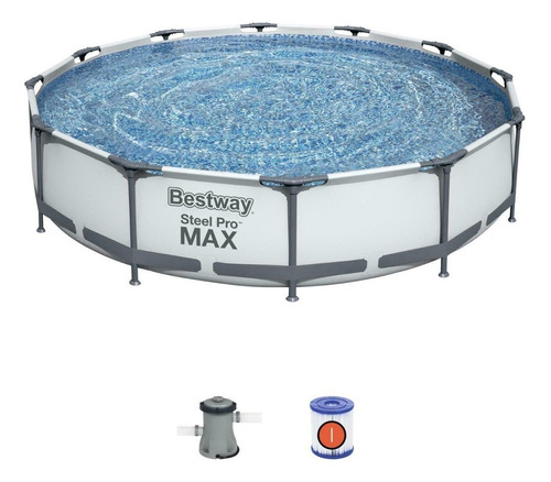 Piscina Armable Estructural 366mt X 76cms+bomba Envio