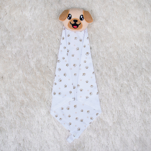 Fraldinha Estampada Macia Para Tranquilo Recém Nascido Cor Dog