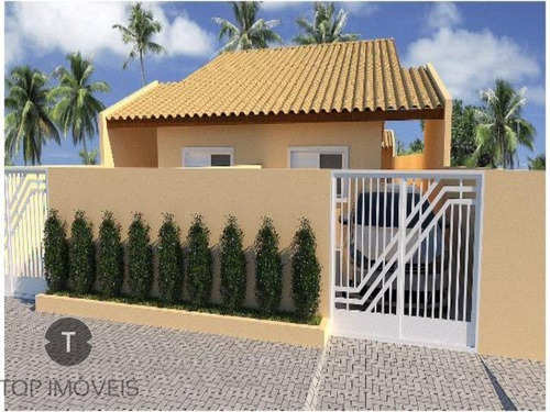 Casa 2 Dormitórios Nova Com Piscina À Venda Em Itanhaém,são Paulo,bairro Nova Itanhaém, Sendo Um Dos Dormitórios Suíte - Ca00489 - 68314483
