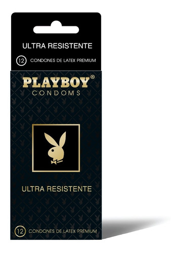 Preservativo Playboy, Condón Ultra Resistente, 12 Un