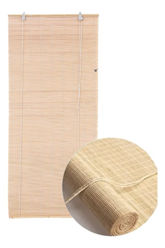 Cortinas Bambú O Persianas De Fibra Natural  150x180cm