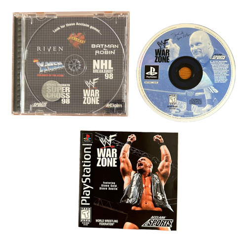 Wwf War Zone Ps1 Playstation One Ps1 Completo Coleccion (Usado)