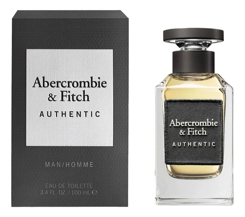 Perfume Abercrombie & Fitch Authentic Men 100ml Original 