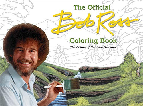 Book : The Official Bob Ross Coloring Book The Colors Of Th