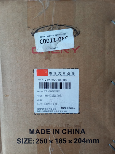 Modulo De Abs Chery Orinoco M12-3550010bb Genuino De Planta (Usado)
