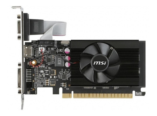 Imagen 1 de 2 de Tarjeta de video Nvidia MSI  GeForce 700 Series GT 710 GT 710 2GD3 LP 2GB