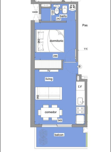 Imagen 3 de 8 de Departamento - Lourdes