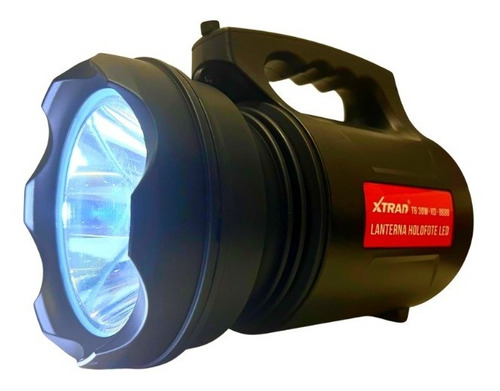 Lanterna Grande Holofote Potente Led T6 30w Alcance 200m Cor da luz Branco