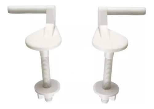 Herraje Polipropileno Ariel Para El Asiento Modelo 406 Pi Color Blanco