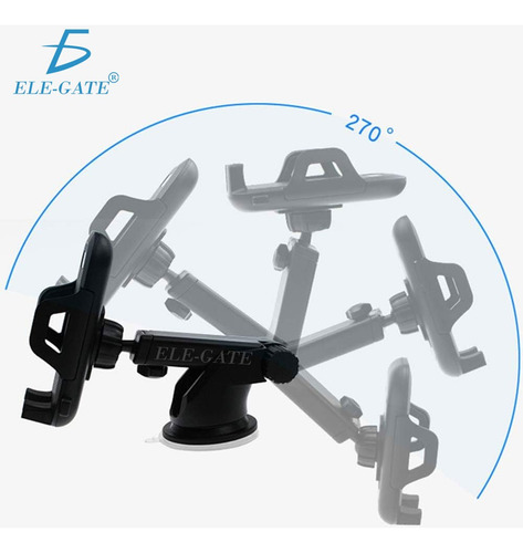 2 Pack Soporte Celular Giratorio Con Ventosa Rotacion 360