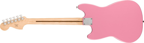 Guitarra elétrica Squier Sonic, Mustang Hh, rosa flash, rosa, material Maple Fingerboard, orientação à direita
