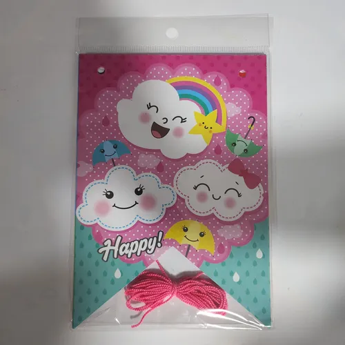 comprar Banderin De Cumpleaños De Nube Y Arcoiris