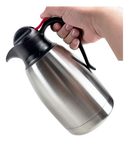 Jarra Cafetera Térmica Para Café Té Profesional 1.5 Lts Color Plateado
