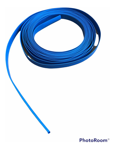 Tubo Termocontráctil De 1/4 (6.5 Mm) Azul, 5 Metros