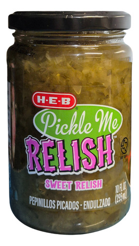 Heb Pickle Me Relish Pepinillos Picados Dulce