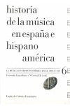 Historia Musica España E Hispano America 6 Rtca - Carredano