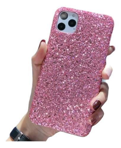 Funda Rigida Glitter Para iPhone 12 11 Pro Max Xr Xs 8 7 6 +