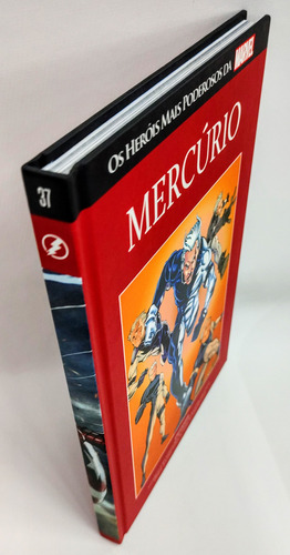 Mercúrio - Heróis Mais Poderosos Da Marvel N° 37 - Salvat Capa Vermelha (Usado)