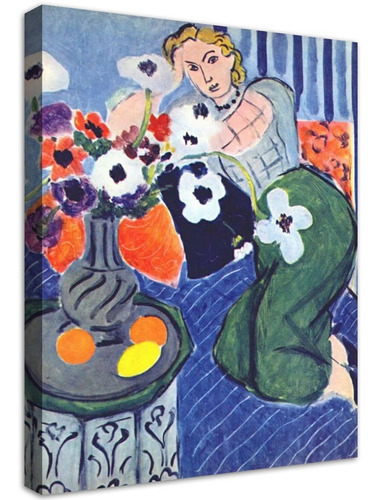 Cuadro Canvas Odalisca De Aromia Azul Henri Matisse