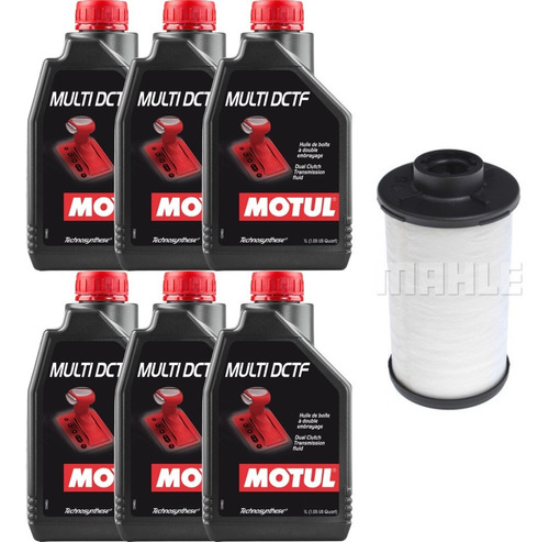 Kit Filtro De Transmision Dsg Vw Audi Motul 6l + Filtro