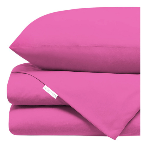 Juego de sábanas Ultrasoft Microfibra Matrimonial color rosa