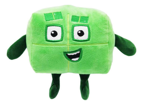 Numberblocks Juguetes De Peluche Para Niños Verde