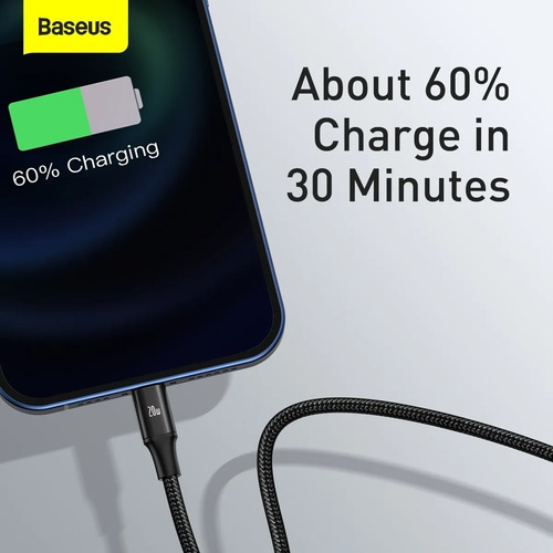 Cable C 3 En 1 Carga Rapida Baseus Usb C Micro Lightning Mat