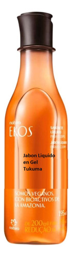 Jabon Liquido En Gel Corporal Ekos Tukuma 195ml Natura