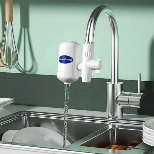 Purificador De Agua Con Filtro Cerámico Blanco
