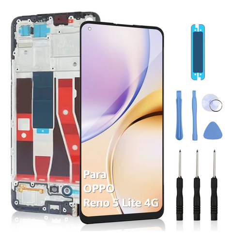 Pantalla Lcd Táctil Para Oppo Reno 5 Lite Cph2205 Con Marco