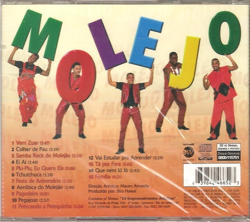 Cd Grupo Molejo - Familia (+ Samba Rock Do Molejao) - (novo)