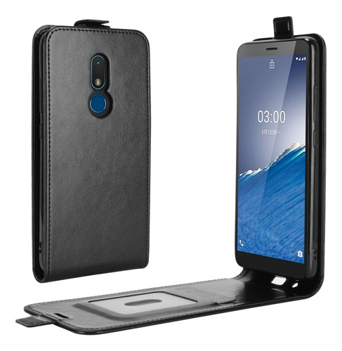 Funda De Tpu Con Tapa Vertical Para Nokia C3 R64