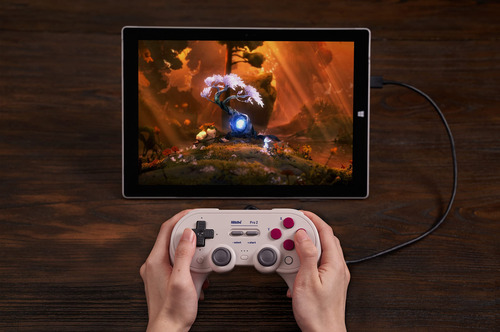 Controlador Con Cable 8bitdo Pro 2 Para Switch, Windows Y Má