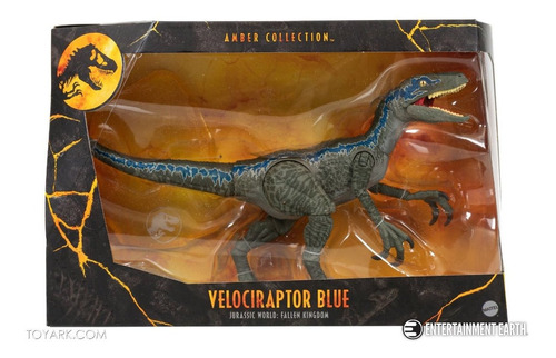 Jurassic World Velociraptor Blue Amber Collection