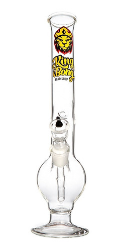 Ice Bong De Vidro Afrika 28 Cm Suporte Gelo + Tela De Vidro