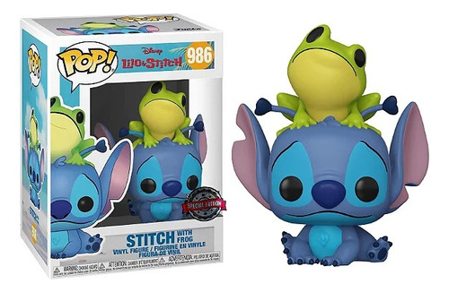 Funko Pop Exclusive #986 Stitch With Frog