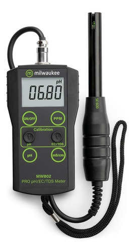 Medidor Combinado Ph Ec Tds Milwaukee Mw802 Pro 3 En 1 Atc