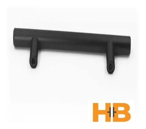 Imagen 11 de 12 de Manija Barral Cajón Mueble Negra 64 Mm.