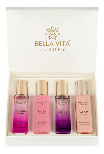 Bella Vita Organic Set De Regalo De Perfume De Lujo Para Muj