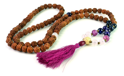 Cudegui Japamala De Rudraksha Amor, Rosario Tibetano 108 Cue