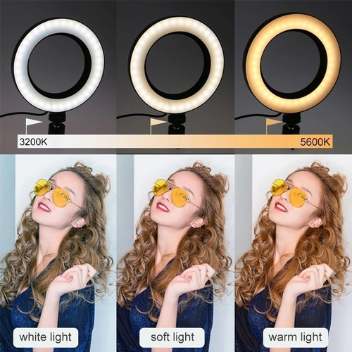 Ring Light Iluminador Luz Led Com Tripé 2.10m Profissional