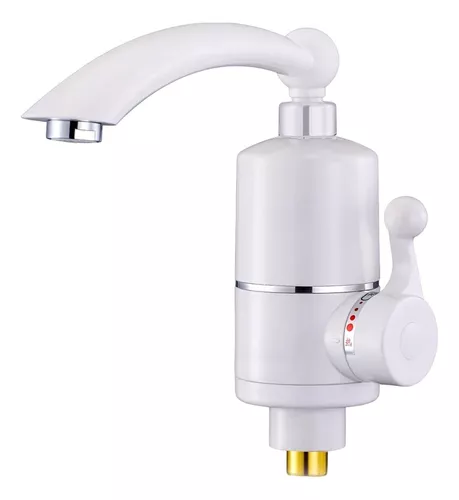 Llave Grifo Eléctrico Agua Caliente Instantánea Rx-004 Color Blanco