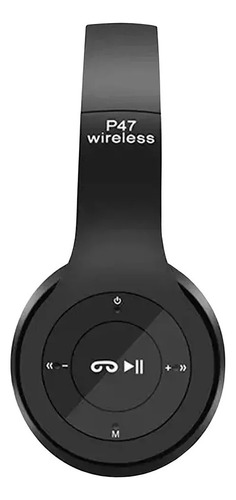 Kit 12 Audifono Diadema Bluetooth P47 Aux Sd Manos Libres Negro