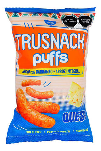 Puffs Trusnack Queso Vegan 180g