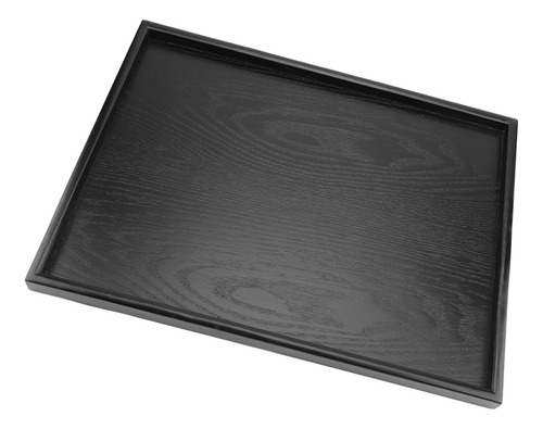 Bandeja De Té De 35 X 24 Cm, Forma Rectangular, Madera Maciz