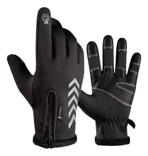 Fwefww Guantes De Invierno Para Correr En Bicicleta Con